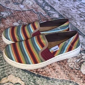 Ariat Striped Loafers Women’s Size 8